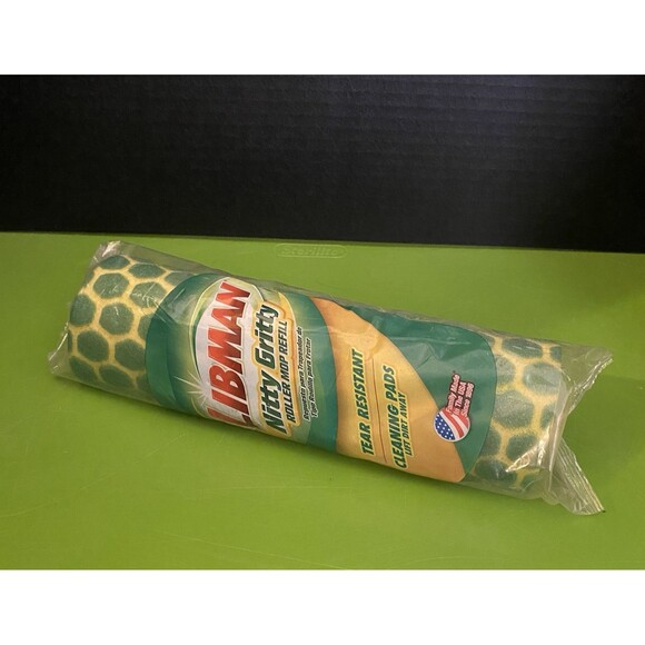 Libman Nitty Gritty 10" Sponge Roller Mop Refill #02011 NEW FACTORY SEALED - Picture 1 of 10